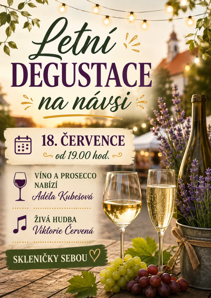 Letní degustace vín a&nbsp;prosecca